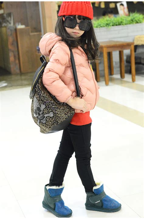 Kids Unisex Colorful Down Winter Jacket Winter Clothes