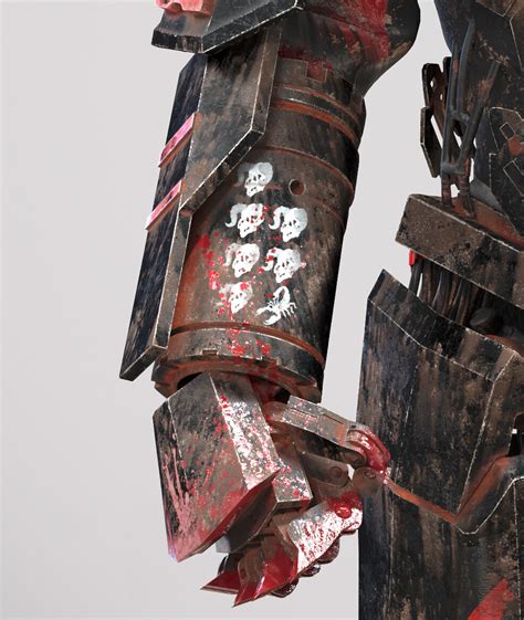 Fallout Samurai Power Armor Zbrushcentral