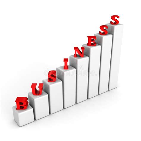Successful Growing Business Bar Chart Graph Stock Photo Image Of