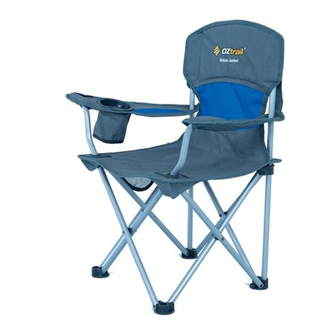 Oztrail Junior Deluxe Arm Chair Blue Camping Equipment Perth