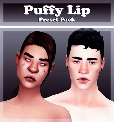 Puffy Lippreset Pack Stuff All Ages And Genders 10 Presets In Total