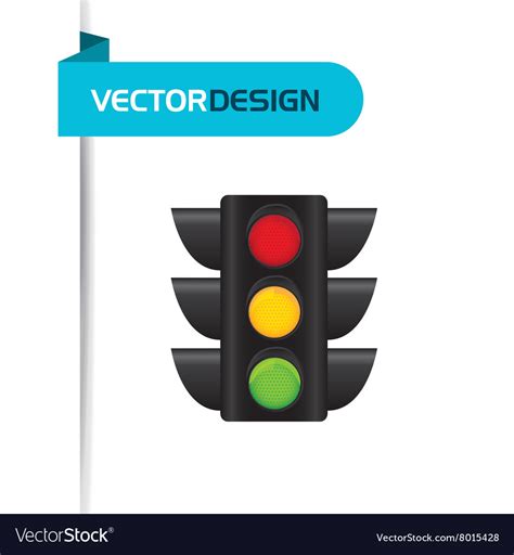 Traffic Signal Design Royalty Free Vector Image