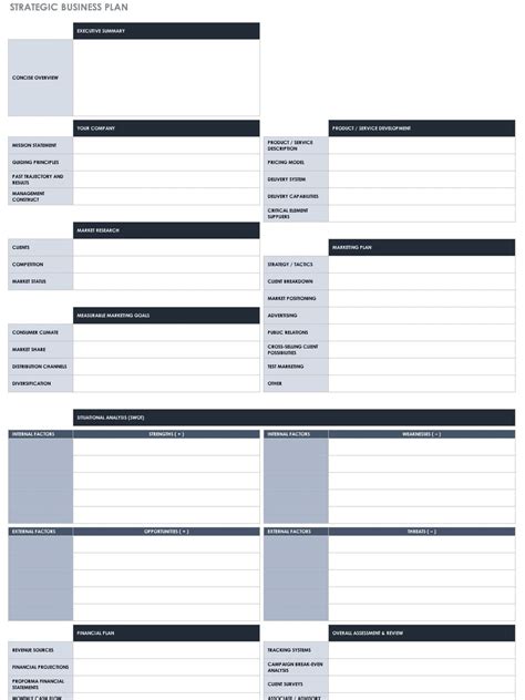 Excel spreadsheets are not the perfect solution as a support tool for strategic planning. Strategic Account Plan Template ~ Addictionary