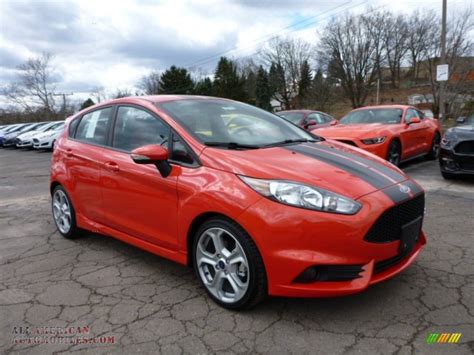 2015 Ford Fiesta St Hatchback In Molten Orange 175594 All American
