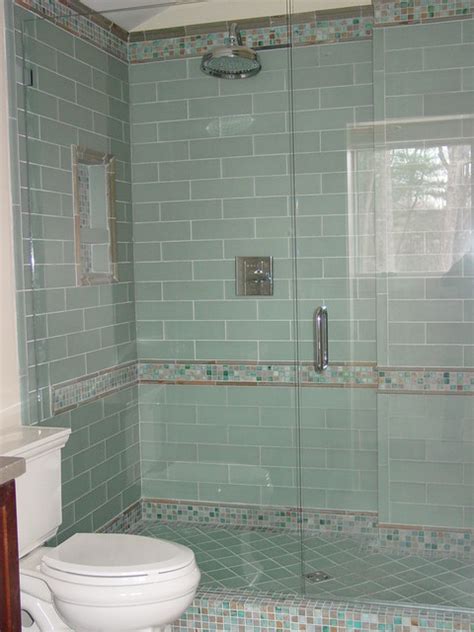 This website contains the best selection of designs bathroom glass tile ideas. Blue Glass Tile Shower
