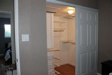 How To Organize A Small Closet With Sliding Doors Home Design Ideas