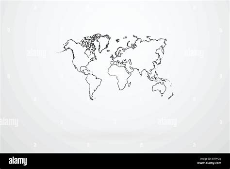 World Map Borders Vector Stock Vector Image And Art Alamy