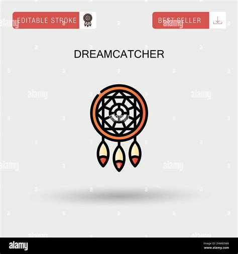 Dreamcatcher Simple Vector Icon Stock Vector Image Art Alamy