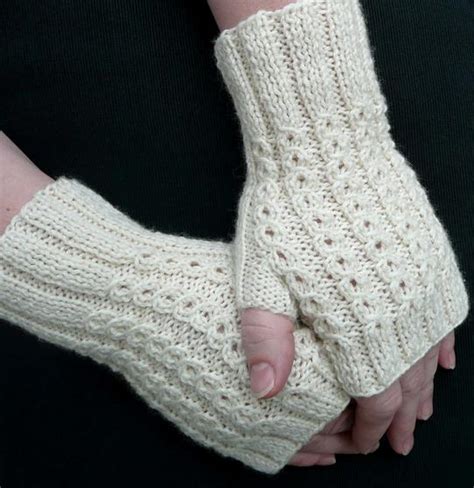 Here's a fine collection of free patterns for fingerless gloves (and handwarmers) that i've gathered from around the 'net and culled from my bookmarks. BonBons Fingerless Mitts - Knitting Patterns and Crochet Patterns from KnitPicks.com