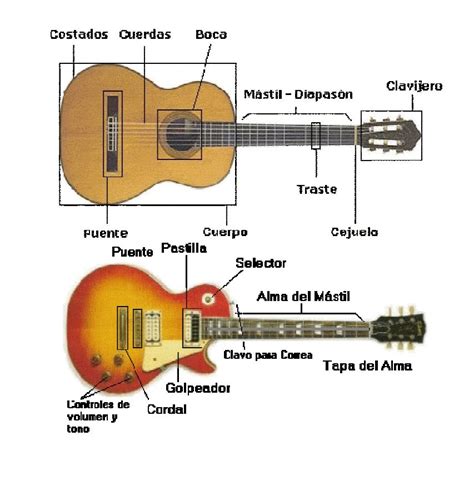 Estructura De La Guitarra Aprende A Tocar La Guitarra