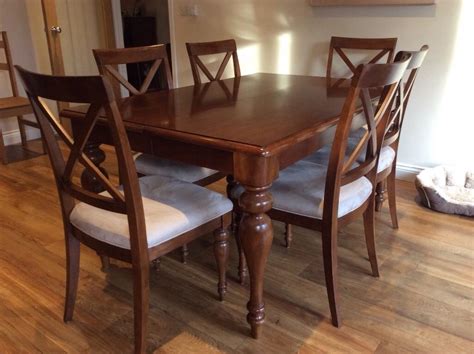 Cherry Wood Table And 6 Chairs In Taverham Norfolk Gumtree
