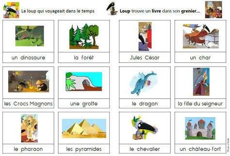 Le loup qui voyageait dictionnaire  Période historique, Loup, Voyage