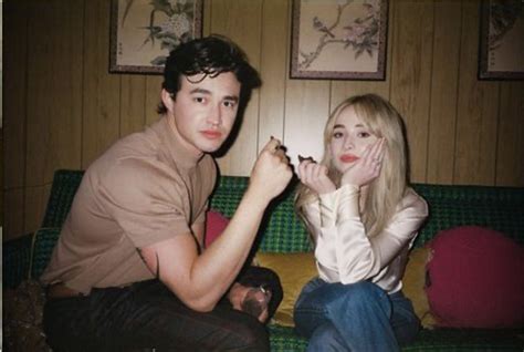 2021 Sabrina Carpenter And Actor Gavin Leatherwood On The Set Of The ‘skin Music Video