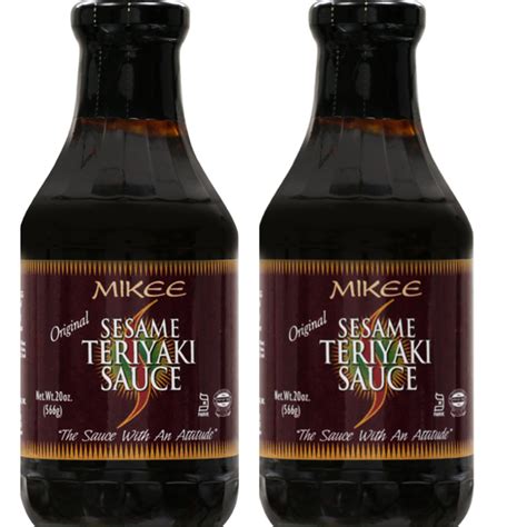 Mikee Sesame Teriyaki Sauce 2 Pack 20 Oz Koshco Wholesale