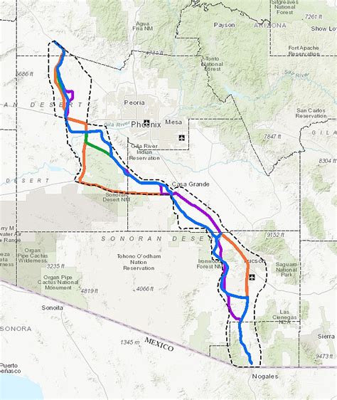 Click on the states of united states highway map to view it full screen. Proposed highway from Nogales to Kingman draws foes ...