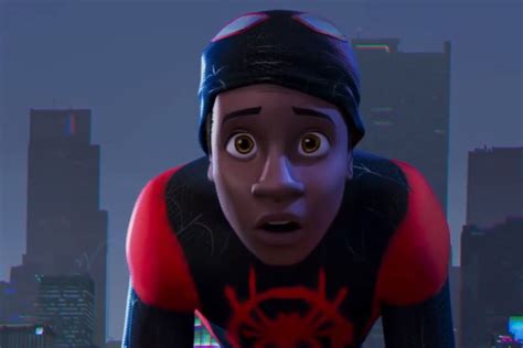 The Root On Miles Morales Spiderman Spiderman Spider Verse