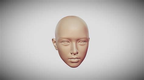 wax head download free 3d model by thunk3d scanner [63d6319] sketchfab