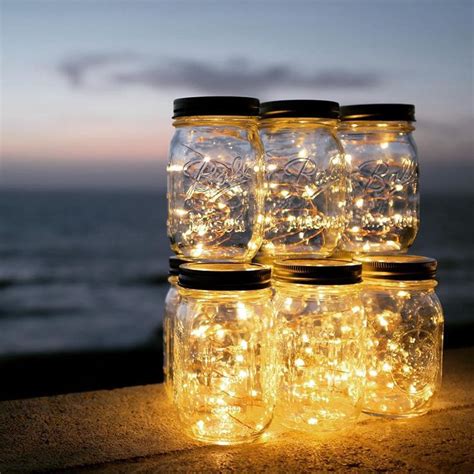 How To Make Mason Jar Fairy Lights Jar Lights Fairy Lights Wedding
