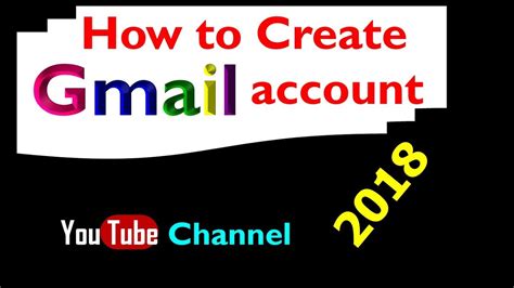 How To Create A Gmail Account For Youtube Channel 2018 Youtube
