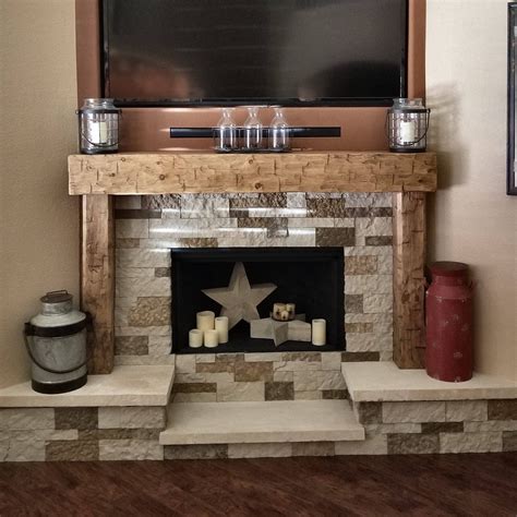 Rustic Chunky 6 Foot Hand Hewn Solid Pine Fireplace Mantel Etsy