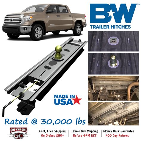 Find all the specs here at western slope toyota. GNRK1257 B&W Turnoverball Gooseneck Hitch Ball Toyota ...