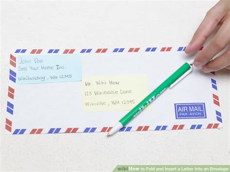The 3 Best Ways to Fold and Insert a Letter Into an Envelope