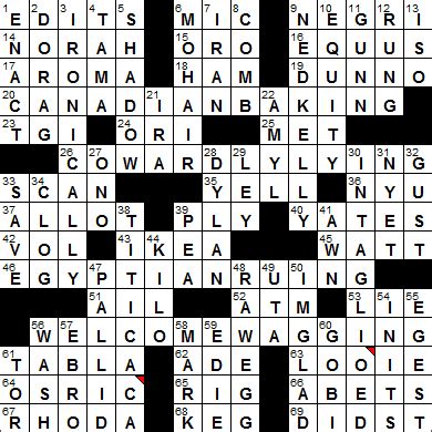 Usa today publishes new crossword puzzle every day, for free. LA Times Crossword Answers 26 Feb 16, Friday ...