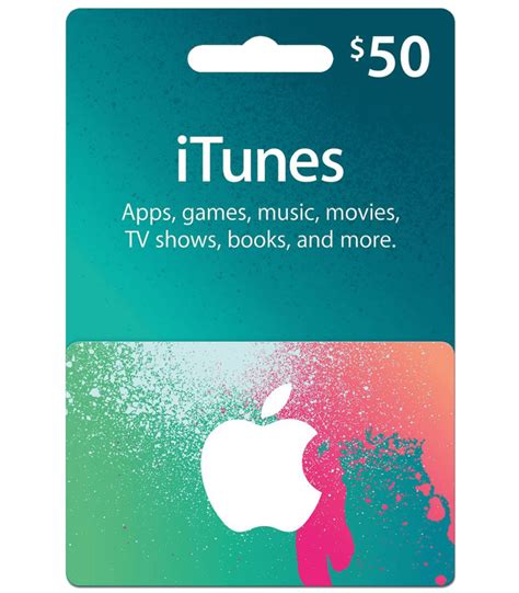 Con una tarjeta le podrás regalar todo un mundo de entretenimiento: $50 Gift Card iTunes AppStore