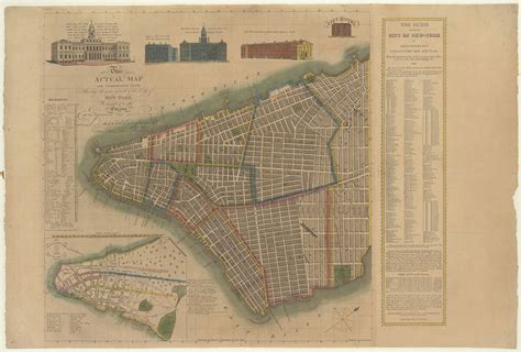 David Longworth The City Of New York Longworths Explanatory Map And