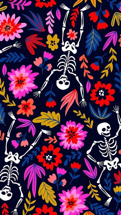 Floral Halloween Wallpapers Wallpaper Cave