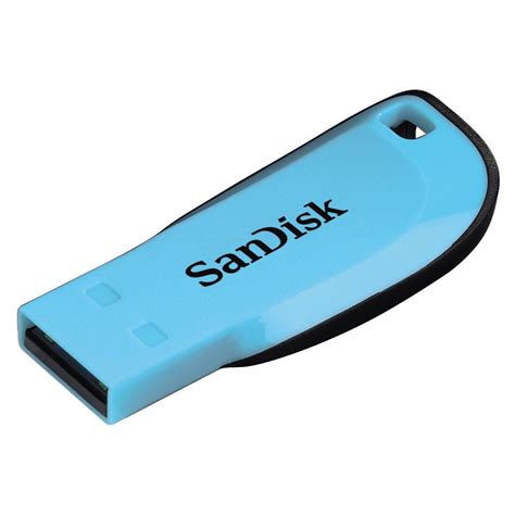Sandisk Cruzer Blade 4gb Usb Pen Drive Light Blueblack Buy Sandisk