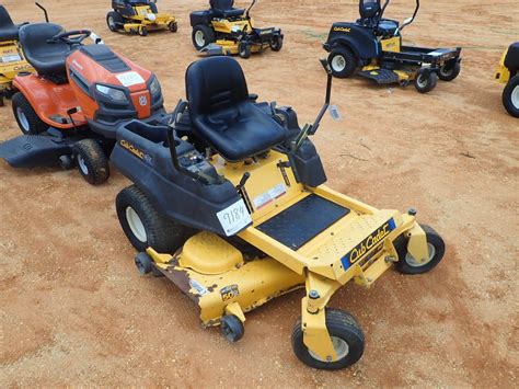 Cub Cadet Rzt Mowing Equipment Jm Wood Auction Company Inc