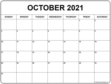 Our calendars are available in microsoft word (.docx), pdf or png formats which can easy to download, customize, and print. Oct Printable Calendar 2021 | Christmas Day 2020