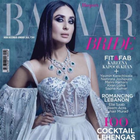Hotness Kareena Kapoor Khan Looks Stunning On Harpers Bazaar Bride Cover Bollywood News