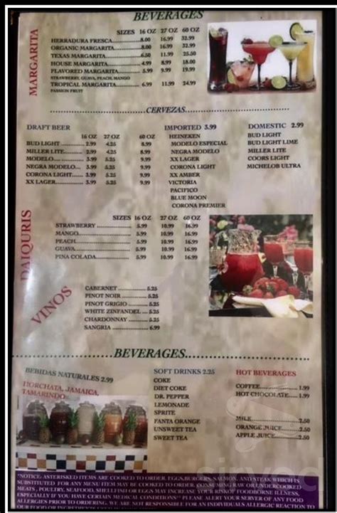 I've even taken pictures of their food before! El Dorado Salvadorian and Mexican Restaurant menu in ...