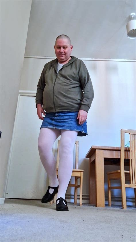 Transvestite Wearing White Pantyhose Gina Gene Flickr