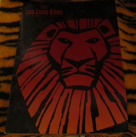 1997 The Lion King Broadway Musical Program
