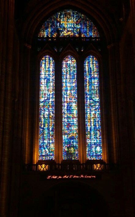 The technique of staining glass for windows using metal oxides dates back to at least the 7th century ce and the churches of the byzantine empire. Stain Glass Window in Liverpool Cathedral. | Liverpool ...