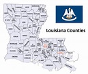 List of All Counties in Louisiana – Countryaah.com