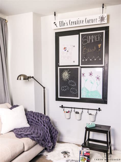 Diy Kids Art Center Taryn Whiteaker Designs