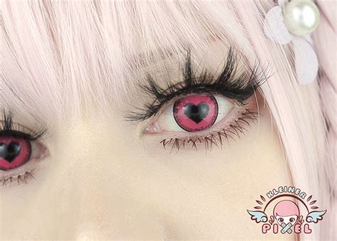 Anime Yandere Pink By Kleinerpixel 1 Lenspack Colored Contacts