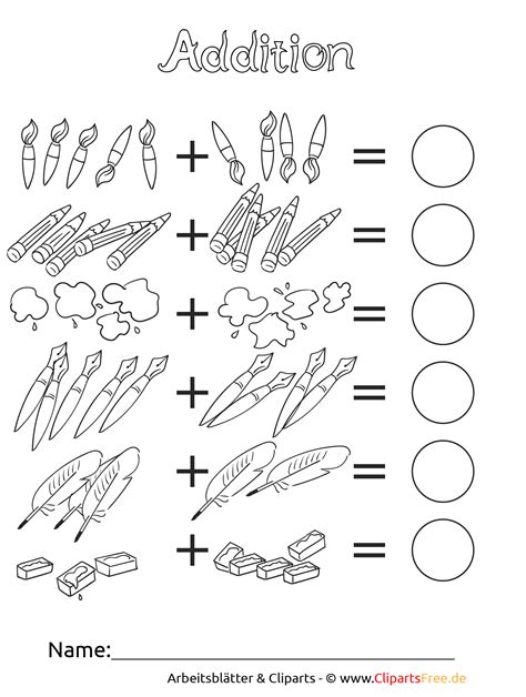 Grundschulzeilen (lineatur 1) ohne häuschen für die erste klasse als bilddatei zum kostenlosen gebrauch für arbeitsblätter. Addition Mathe 1. Klasse Arbeitsblatt zum Drucken