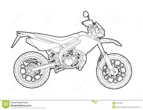 One single line drawing of old retro vintage motorcycle. Vector Outline Motorcycle Royalty Free Stock Photography ...