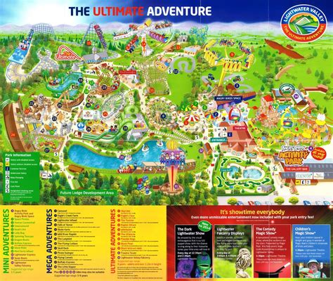 Lightwater Valley 2014 Park Map This 2014 Park Map Shows Flickr