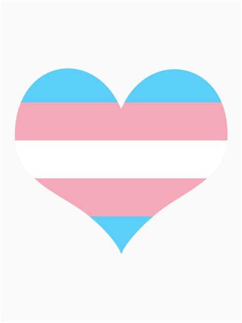 Trans Pride Heart T Shirt By Transprince Redbubble