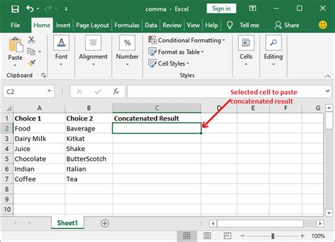 How To Use Concatenate In Excel Javatpoint