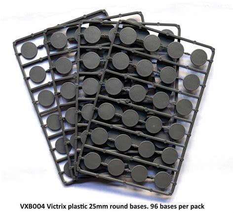 Victrix Plastic Bases 25mm Round Minyartseu
