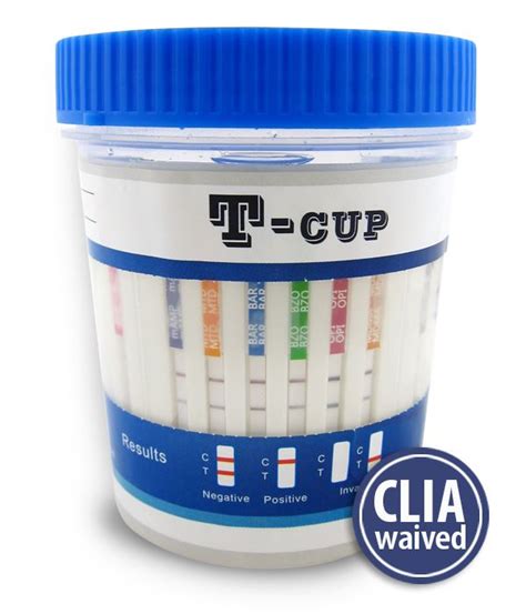 12 Panel Cup Clia Waived Tdoa 6124a3 Drug Test Cups