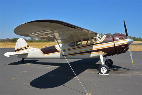 Cessna 195a Businessliner N195el 1953 Auburn Municipal Flickr