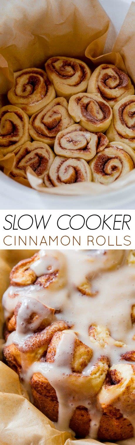 Easy Slow Cooker Cinnamon Rolls Sallys Baking Addiction
